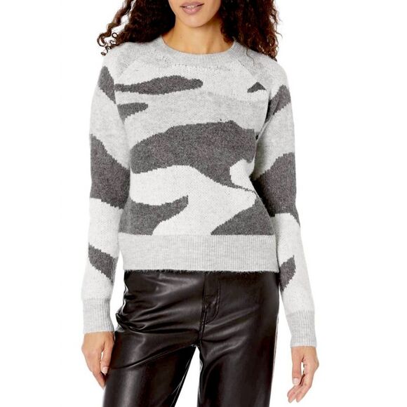 Kut from the Kloth Zya Camo Knit Sweater - L | Large - Picture 1 of 10